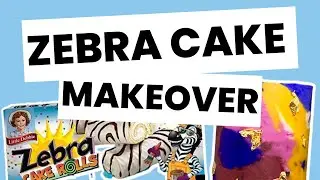 Make a Stunning Cake out of Zebra Cake Rolls