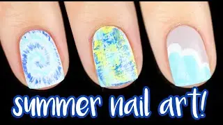 5 Summer Nail Art Designs Tutorial (for beginners!) || KELLI MARISSA