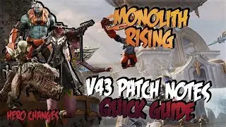Paragon | V43 Patch Notes - Hero Nerfs And Buffs | Paragon Gamplay