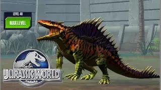LEVEL 40 OSTAPOSAURUS - jurassic world the game