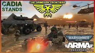 CADIANS Vs CHAOS | WARHAMMER 40K MOD IN ARMA REFORGER (Che Grimdark Mod)