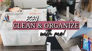SMALL KITCHEN ORGANIZATION / ULTIMATE CLEAN & ORGANIZE WITH ME 2021 / EXTREME CLEANING MOTIVATION
