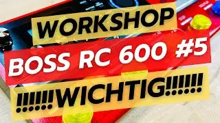 Boss RC 600 - Die wichtigsten Einstellungen - Basics