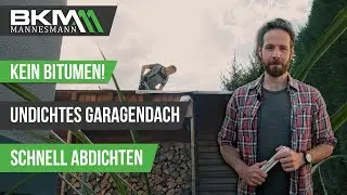 Flachdach selber sanieren, ohne Bitumen mit NovuTop | BKM MANNESMANN