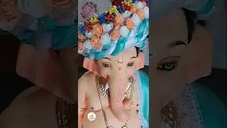 सुंदर गणपती बाप्पा 😍👌 | #ganpatibapamorya #ganpati #shorts #youtube #god #morya