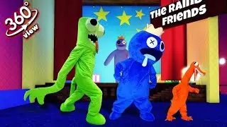 All New References in FNF Rainbow Friends in Real Life VR 360°| FNF Roblox Rainbow Friend