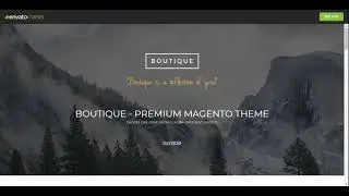 Magento Theme for ECommerce