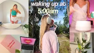 WAKING UP AT 5AM ♡ productive habits, mindful + finding balance