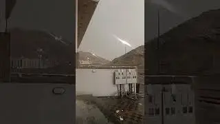 big rain in Saudi Arabia makkah #rain #makkah #saudiarabia