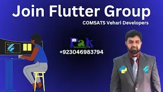 Join Flutter Whatsapp Group | COMSATS Vehari FLutter Developers