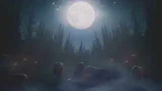 Scary Audio Visualizer (Агата Кристи-Огоньки) [After Effect+Photoshop]