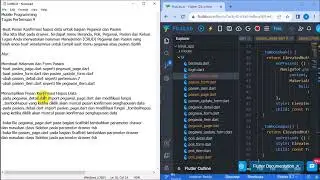 Pertemuan 9| Projek Dart Pegawai Pasien Menggunakan flutlab.io