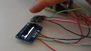 OLED + VCNL4010 Proximity sensor over I2C