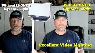 Amazing Portable LED Video Light with Advanced Lighting Technology ~ LitONES Square 3
