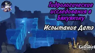 Genshin impact| Собрание драконов и змей| Гидрологические исследования в Бякуякоку| Испытание Датэ
