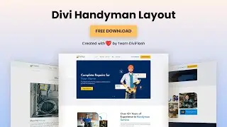 Divi Handyman Layout by DiviFlash [FREE DOWNLOAD]