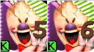Ice Scream 5 And Ice Scream 6 With New Icons Full Gameplay