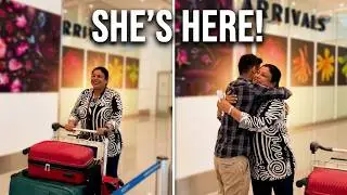 6 Mahine baad jab Maa abroad milne aayi | Mom's first International trip