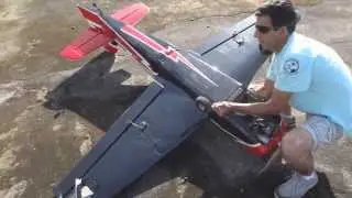CRASH TORQUE ROLL - ACIDENTE com aeromodelo Sbach 300 no Torque Roll