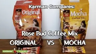 Coffee Comparison: Rose Bud Original VS Mocha Instant Coffee Mix
