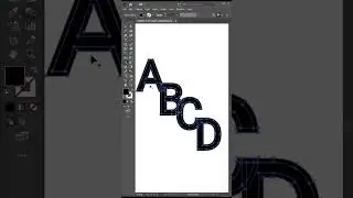 How to Create Overlapping Text Effect in Illustrator – Offset Path – Shape Builder Tool 