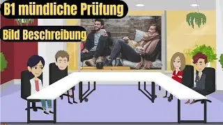✅B1 mündlichen Prüfung | important  picture description  exam |  Learn German |  Telc - DTZ - ÖSD