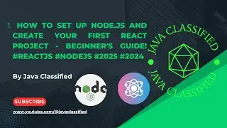 1. How to Set Up Node.js and Create Your First React Project - Beginner's Guide!