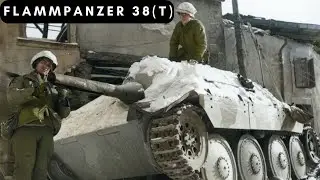 Flammpanzer 38(t) – Hetzer tank destroyer with a FLAMETHROWER (November ’44 - March ’45)
