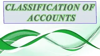 Classification Of Accounts In Urdu / Hindi Language | Types of accounts.