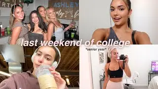 last weekend in my life at college vlog :(