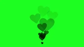 Black heart green screen effect | green screen videos
