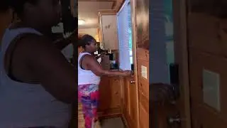 Surprise Bear Guest Approaches Cabin’s Porch