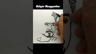 WOW, SATU GARIS menggambar ironman #shorts #menggambar #belajarmenggambar #short #ironman #marvel