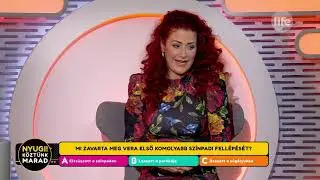 Madár Vera egyik színpadi fellépésén beesett a súgólyukba - Life TV