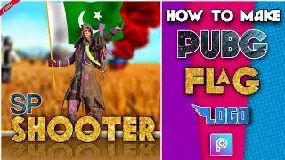 How to make Pubg logo in picsart |How to create pubg logo with Country Flag Like Sp joker niazi 302