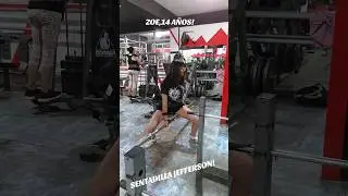 Zoe-14 años, Sentadilla Jefferson! #fitgirl #glutesworkout #squatsworkout #sumosquat #abductor