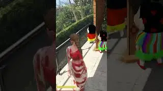 Franklin and Avengers Playing Chupan Chupai With Serbian Dancing Lady | GTA 5 AVENGERS