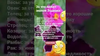 За что знаки Зодиака  милые  сердцу /  6575 Гороскоп  Астрология