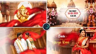 3D Wedding invitation cinematic video editing in Alight Motion Instagram trending video Rcf creation