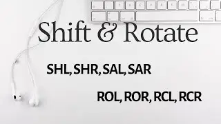Shift  and Rotate in 8086 // 8086 Shift and Rotate instruction // shift in 8086 //Rotate in 8086