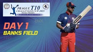 Prague T10 Challenger Cup 2023 | Day 1 | BANKS Field | Prague Cricket | T10 Live |Czech Cricket
