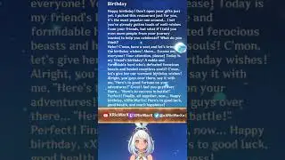 Mualani Is Telling The Entire World About Your Birthday IN Genshin Impact