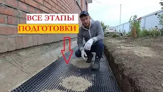 Do-it-yourself blind area around the house /part 2/