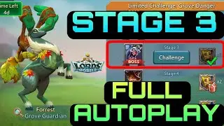 Lords mobile Limited Challenge Grove Guardian Stage 3 | Limited Challenge Grove Danger Stage 3