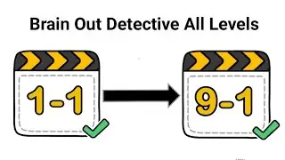 Brain Out Detective All Levels Walkthrough (Part 1) | No Commentary & No Music | Android Gameplay