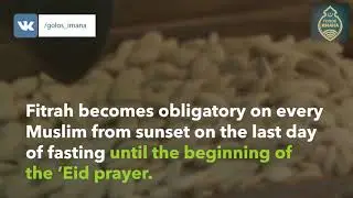 Что такое  Закят аль Фитр