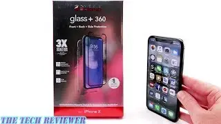 Zagg Glass+ 360 for iPhone X/Xs: Fantastic Installer and Wraparound Protection!