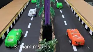 Traffic reduce model ||  traffic control model || emergency road model for school exhibition