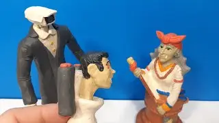 Баба Яга VS Камерамэн & Скибидитуалет или как слепить из пластилина сказку