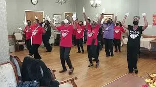 Praise Up 'Awesome' linedance at Robin's Run Village October 11, 2022